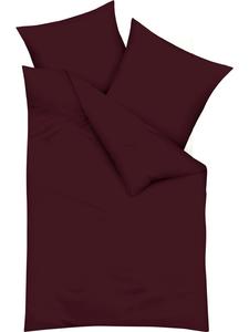 Постельное белье из тонкой фланели бордового цвета kaeppel, 135x200 см (80x80 см)