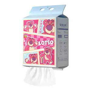 Лицевые полотенца одноразовые хлопковые полотенца детские очищающие салфетки Extra Large утолщенные для сухого и влажного применения Disney