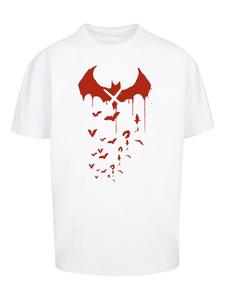 Футболка F4NT4STIC DC Comics Batman Arkham Bats X Drip, белый