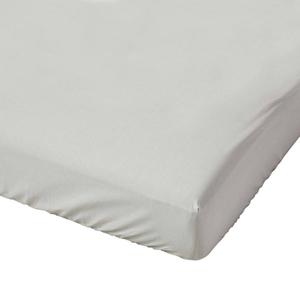 Простыня на резинке Homescapes Kinderbett Perkal 2er-Set, серый - 60 х 120 см