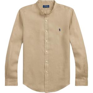Льняная рубашка Polo Ralph Lauren, бежевый