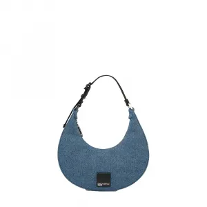 Джинсовая сумка Karl Lagerfeld Jeans A4W30241 с логотипом Box Logo, синий