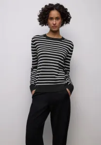 Свитер-Пуловер gestreifter Street One, Schwarz