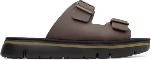 Мужские сандалии Camper K100286 Oruga, плоская подошва, темно-коричневый