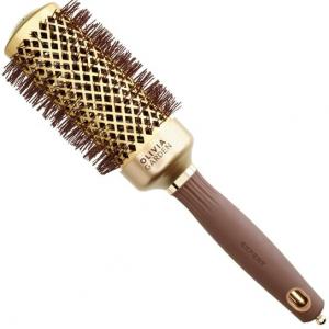 Расческа Olivia Garden Expert Blowout Shine Gold & Brown 45 мм