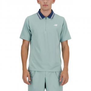 Рубашка поло мужская изумрудная New Balance, цвет Emerald