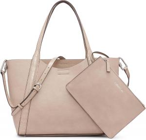 Женская сумка-тоут Calvin Klein Masonite North/South, Mushroom