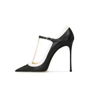 YUTIANAI Тонкие каблуки на шпильке женские белые 8 см, цвет White 8cm