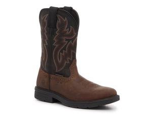 Ботинки Wolverine Rancher Level Waterproof Steel Toe Work Boot - Men's, черный/коричневый