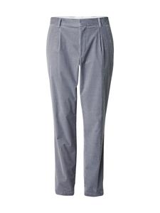 Обычные плиссированные брюки BOSS Perin, дымчато-синий