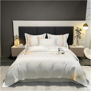 YUSIWOAL Комплект постельного белья Cotton 1000TC с роскошной вышивкой