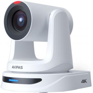 AViPAS AV-2040 HDMI/3G-SDI/IP/USB UHD 4K 20x PTZ-камера с автоматическим слежением и Tally (белая)