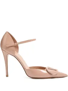 Туфли с логотипом vlogo signature 100 Valentino Garavani, розовый