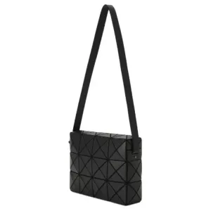ISSEY MIYAKE Cuboid Polyvinyl Chloride Resin Shoulder Bag Unisex Black
