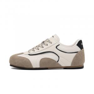 AQUASCUTUM Немецкие армейские кеды легкие низкие повседневные женские бежево-абрикосовые, цвет Beige Apricot