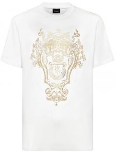 Billionaire футболка с логотипом, белый