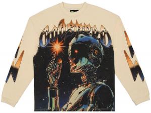 Футболка с длинными рукавами Godspeed Sputnik, кремовый