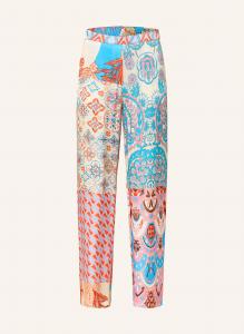 Брюки Марлен из атласа Lilienfels, мультиколор