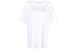 Футболка из органического хлопка с логотипом MOSCHINO, белый