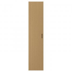 Дверь с петлями TONSTAD IKEA, 50x229 см, цвет oak veneer