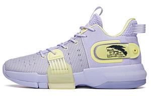 ANTA Крейз 2 противоскользящие износостойкие баскетбольные кроссовки мид-топ мужские светло-фиолетовые