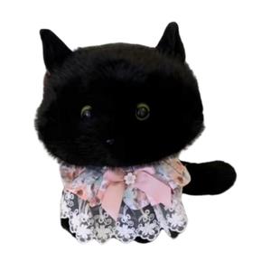 Small bubble Милый дизайн питомца черный котенок плюшевая кукла высота 30см