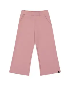 Детские брюки-клеш с вафельной текстурой - для девочек постарше. Deux Par Deux, розовый