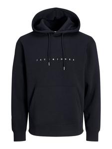 Черная толстовка с капюшоном Jack & Jones