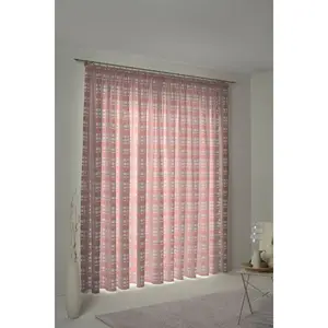 Штора Laufenberg с многослойной лентой, 1 шт. Wirth, оранжевый