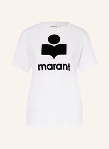 Футболка zewel из льна Marant Étoile, белый