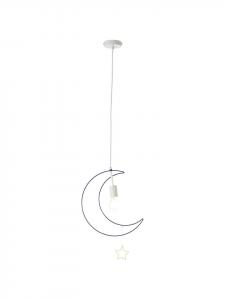 Подвесной светильник Ezra 31 см синего цвета Brilliant