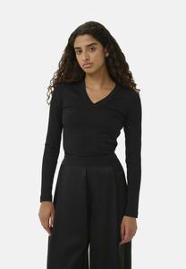 Джемпер InWear DAGNA V-NECK LS, Black Glitter/Black