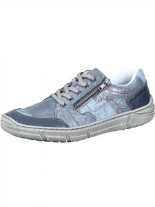 Туфли на шнуровке rieker, цвет pazifik/whitepazifik/pazifikwhite