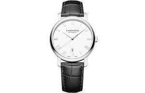 Classic 161278 1001 Chopard, белый dial серебро 18k золото watch case