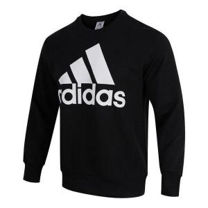 Рубашка adidas Essentials French Terry Big Logo Sweatshirt 'Black', черный