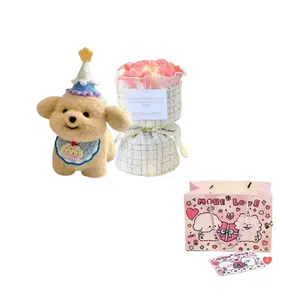 Плюшевая кукла Лаки Дресс Ап, универсальная и гордая голден ретривер, высота 20см/30см Fat Fat Dragon