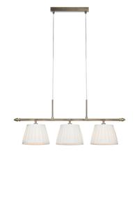 Подвесной светильник E14 Металл/Текстиль IP20 Markslöjd, белый/латунный