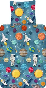 Постельное белье Trendy Bedding Spaceworld фланель 135 см x 200 см ESPiCO