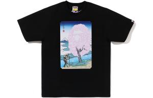 Футболка Bape Japan Sakura A BATHING APE белая WHX