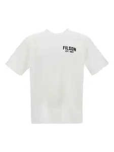 Футболка с графическим принтом и круглым вырезом Junya Watanabe Man, белый