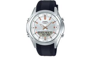 CASIO Часы Men 46mm Silver Watch AMW-840-7AVDF, Silver Dial
