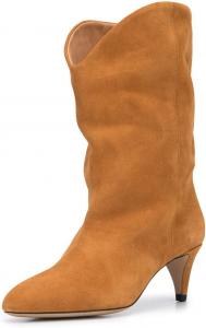 Женские ботильоны FOWT с мягким голенищем, зауженным закрытым носком, эластичные, с низким каблуком-киссетом, короткие ботиночки из искусственной замши, для осени и зимы, удобная обувь для женщин и девушек, полный размер 4-15 US, Brown