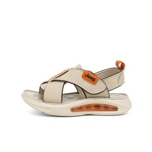 Детские сандалии с низким верхом, устойчивые к истиранию, дышащие Jeep, зеленый