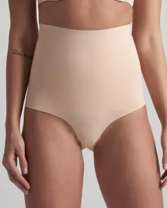 Трусики с высокой талией и утягивающими вставками для живота Bye Bra, бежевый