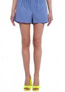 Киана Полосатые шорты в небесном цвете DREW, Sky