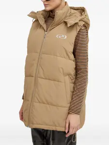 Жилет с логотипом Résumé, коричневый