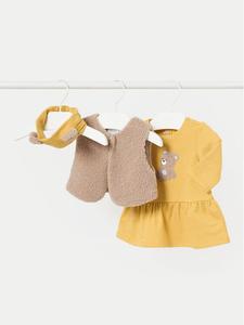 Платье на каждый день, стандартного кроя Mayoral, желтый