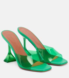 Сандалии из ПВХ Lupita Amina Muaddi, Emerald Green