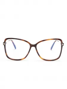 Очки в оправе 'бабочка' TOM FORD Eyewear, коричневый