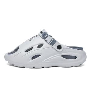 NANJIREN Мужские пляжные сандалии черно-серые, цвет Gray